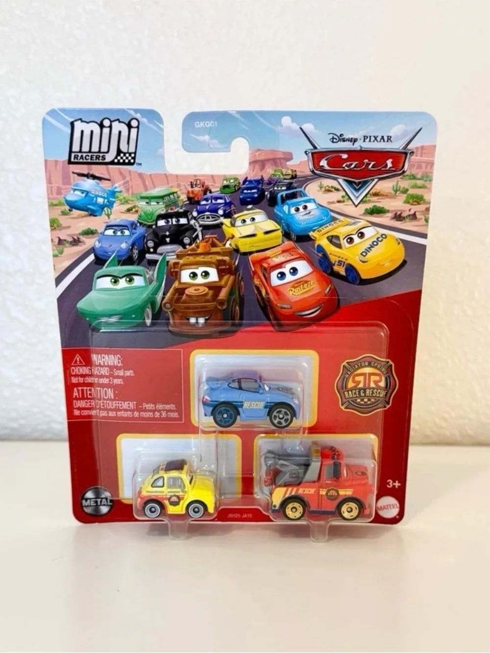 Disney Pixar Cars Mini Racers Race & Rescue 3-Pack